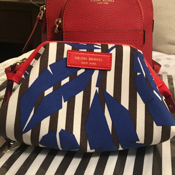 henri bendel Handbags - Henri Bendel Striped Jungle Pouch